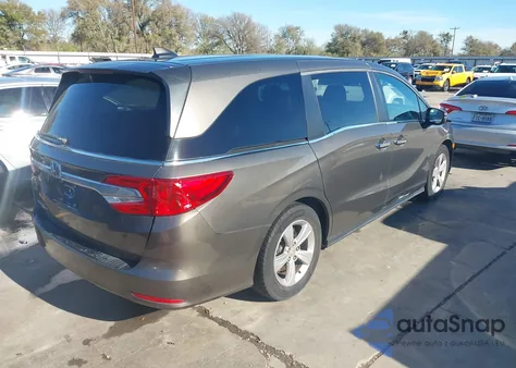 2019 Honda Odyssey Ex z USA, uszkodzony, nr VIN 5FNRL6H52KB039324